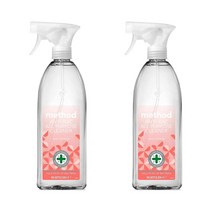 메소드 샤워 욕실 화장실 클리너 복숭아 블라썸 828ml 2팩 영국 Method Shower Bathroom Cleaner Peach Blossom 세정제