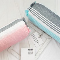 롤린 시어서커 시원한 여름 바디필로우 롱 캔디 쿠션, 커버+솜_민트
