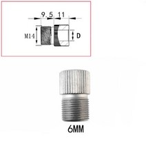 호닝가이드 날연마1Pc 2mm-10mm 포켓 구멍 지그 드릴 슬리브 Doweling 홀 로케이터 가이드 부싱 목수 목공, 6mm