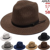 이럭셔리클럽 띠배색 중절모 페도라 남녀공용-CAP200272