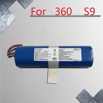 [해외] 5200mah 리튬 이온 배터리 360 로봇 진공 청소기 s9 액세서리 예비 부품 충전 배터리