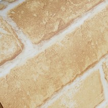 단색 시트지 인테리어 칼라 컬러 보조 가구용 시트 외부용 시트지롤 STONES-106 에어프리 시트지 샤론스톤파벽돌 옐로우 S DS+3415EA