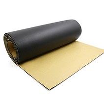 uxcell 단열 매트 단열 흡음재 방음재 방음 열 반사 방음 방음재료 자동차용 차용 단열 매트 폼제 200cmx50cm 블랙 두께 5mm