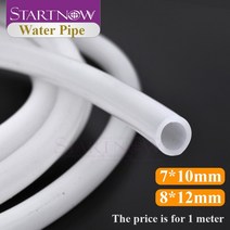 파이프 절단기 물 센서 앰프용 실리콘 튜브 7x10mm 8x12mm 수도관 유연한 호스 워터 펌프 앰프 이산화탄소 레이저 용 냉각기