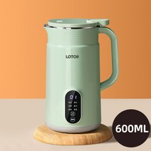 두유기 두유제조기 600ml 두유전기 과즙 믹서기 벽 차단 푸드 프로세서 쌀 페이스트 메이커 두유 220V, [01] 600ml green, [01] EU, [01] 220-240V