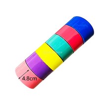 테이프볼 테이프공 타로카드 보드게임 만들기 3.6/4.8CM 6 색 스티커 볼 테이프 접착 다채로운 게임 성인, 01 4.8cm A