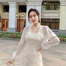 [SNF] 볼레로 가디건 봄여름 자외선 차단 숄 쉬폰 가디건