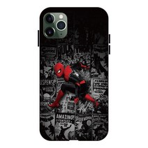 스파이더맨 폰킹덤 일단 클릭 무선충전 NFC 휴대폰 범퍼 케이스