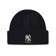 MLB 배색 로고 비니 NY (Black) 3ABNM1126-50BKS