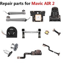 분해 된 수리 부품 Mavic Air 2 GPS 모듈 제어 보드 케이블 왼쪽 오른쪽 후면 모터 암 샤프트 드론 교체 액세서리|Landing Gear|, 1개, leftback arm