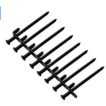 앤트 스틸단조 텐트팩 20cm, 블랙, 8개입