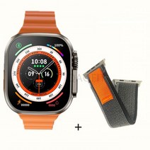 애플워치액정교체 자가수리 스마트 워치 울트라 시리즈 8 NFC Smartwatch 남자 여성 블루투스 전화 방수 무선 충전 HD 애플, GoldHY add BlackYJ