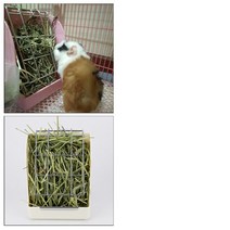 닭장만들기 병아리부화기 닭장 플라스틱 매달려 건초 랙 홀더 친칠라 Herbivore 기니 돼지에 대한 토끼 먹이 피더 스탠드, 2.Blue