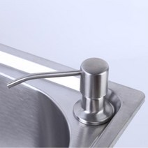 싱크대 펌프형 세제 디스펜서펌핑용기 싱크대 주방세제용기 세제펌프 내장형 매립형 물비누통 세제통, 상품선택