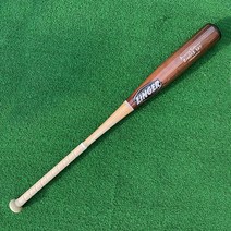 징거 야구배트 야구방망이 사회인야구 프로야구 콤팩트 알로이 배트 -5 (실버/갈색)