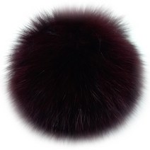 보띠랑스 FOX FUR 여우 털방울-대 12cm 폼폼 폭스퍼, 10딥와인