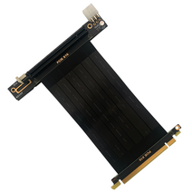 PCIE 3.0x16 90도 GPU 라이저 케이블 RTX 그래픽 카드 x99 서버 큰 6P 전원 공급 장치 Bitcoin 마이닝, 03 90 Degree_05 25cm