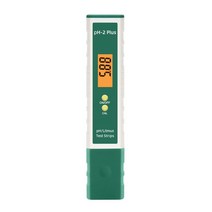 디지털 PH-2 플러스 메타 2.00-16.00 Litmus Tester ATC 고정밀 0.01 테스트 색상 변경 백라이트 수질 미터, 하나, 초록