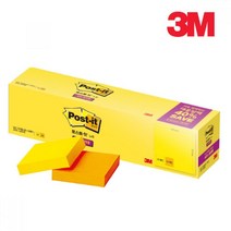 3M 포스트잇 강한점착용 노트 대용량팩 622SSN-20A, 3개