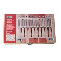 DIY 우드 카빙 조각도 세트 목공칼 취미 도구 패키지, 10종 세트