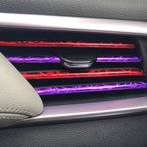 유니버설 자동차 에어컨 콘센트 장식 U 모양 몰딩 스트립 10/20 개 20cm 스타일링 액세서리, [13] style M, [01] 10PCS, 13 style M_01 10PCS