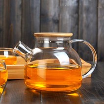[유앤아이쇼핑] 넓은 입구 내부 거름망 내열 강화유리 티포트 1000ml 4762EA, 유앤아이쇼핑 본상품선택, 유앤아이쇼핑 본상품선택