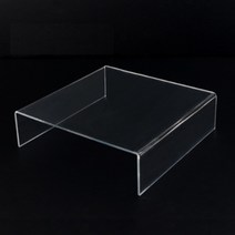 제품 촬영 아크릴 집기 ㄷ자형 진열대 210x210x60mm