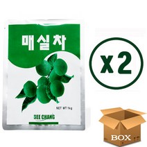 희창 매실차 1kg x2개/자판기용 국산차 차음료 분말