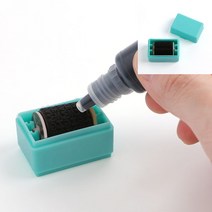 개인정보보호 롤러 스탬프 4p 민트 회사도장 숫자스탬프 유통기한인쇄기 제조일자날인기 유통기한마킹기 고무도