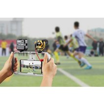 프롬프터GODOX Vlog 키트 휴대 전화 사진 토끼 케이지 비디오 조작 장비 LED 라이트 마이크 홀더, 01 with USB Type-C