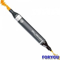 ForU747 알파 디자인마카 낱색 입 6개 펜 마카 디자인 캘리그라피 일러스트, R156