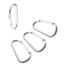 복 카라비나 캠핑 배낭 쇠 텐트 후크 카라 키링 용품 4mm 12개 기둥 장비 소형 잡화 연결 타프 등산 고리 비너 카라비너