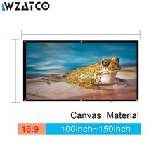 캠핑빔스크린 clr스크린 롤러블스크린 wzatco 84인치100인치120인치150인치, 100인치