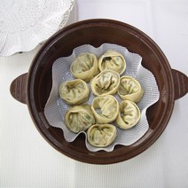 파미레 실리콘 찜 시트 만두 깔개 면보 면주머니, 원형22cm