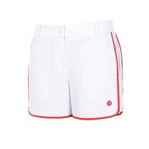 볼빅 볼빅 여성 골프 레터링 스트라이프 배색 숏팬츠 VLHPJ531_WH