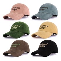 팸드님 더뱅디 골덴 영문 레터링 볼캡 남녀공용 포인트 야구모자 6Colors