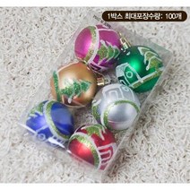 풍성한트리 컬러믹스 예쁜 나무장식볼 6p 낭만적인