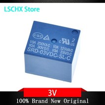 릴레이 SRD-03VDC-SL-C 3V 5V 6V 9V 12V 24V 48V 10A 250VAC 5핀, 01 3V