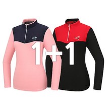 [집업 1+1] 여성 기모 등산티셔츠 W-04 플리스 집업티셔츠 등산 골프 아웃도어