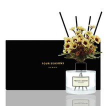[바보사랑] 포시즌 디퓨저 블랙라벨 선물세트 200ml 데이지 크림, 향오일:블랙체리