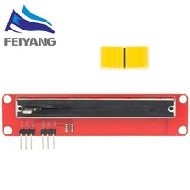 avr 슬라이드 전위차계 10k 선형 모듈 듀얼 출력 arduino avr 전자 블록, 없음