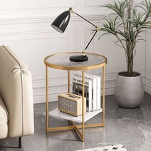 남쪽나무 투톤 컬러 티테이블 원형 테이블 40/50cm*50/60cm, X3