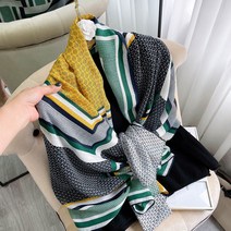 Y 도트 부드러운 롱 스카프 간절기 머플러