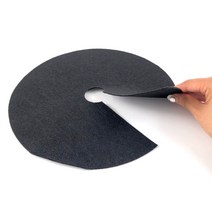 제초매트 원형 잡초매트 텃밭 잡초방지부직포 42cm, 단품