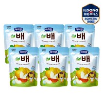 일동후디스 순과일칩 순사과 순딸기 순배, 6개, 배