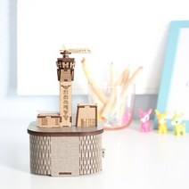 DIY 조립 회전 우드 오르골 인천국제공항, 단품