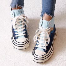 쿠나 멀티컬러 하이탑 스니커즈(4cm)멀티컬러 흔하지않은 발편한 운동화 225부터