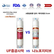 워터피아 WPUB-10202LWH A형 대체 정수기 필터, A형 중공사막 필터