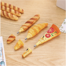 특이한 볼펜 피자 바게트 크루아상 마그넷 볼펜, 01크로아상