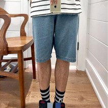 넘버나인 썸머 베이직 워싱 남자 청반바지